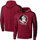 Men's Florida State Seminoles Fanatics Branded Iconic Colorblocked Fleece Pullover Hoodie Garnet,baseball caps,new era cap wholesale,wholesale hats